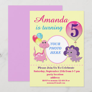 Invitation Anniversaire de Dino
