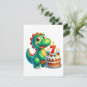 Invitation Anniversaire de Dino 7 ans (Debout devant)