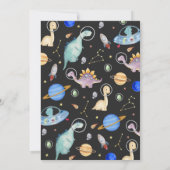 Invitation Anniversaire de Dinosaur (Dos)