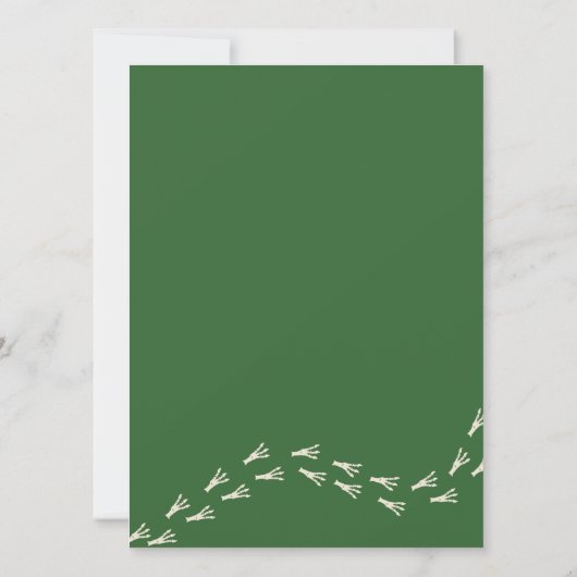 Invitation Anniversaire de Dinosaur (Dos)