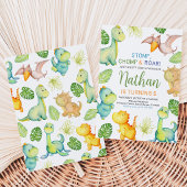 Invitation Anniversaire de dinosaure