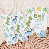 Invitation Anniversaire de dinosaure