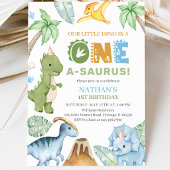 Invitation Anniversaire de dinosaure