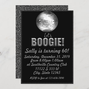 Invitation Anniversaire de Disco