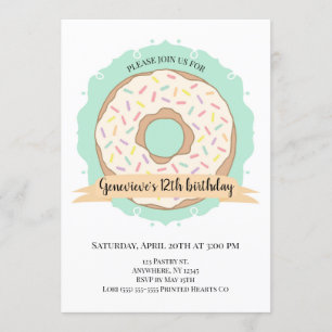 Invitation Anniversaire de Donut