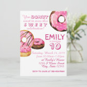 Invitation Anniversaire de Donut (Debout devant)