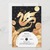 Invitation Anniversaire de Dragon Simple Enchanted (Devant)