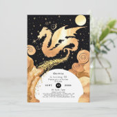 Invitation Anniversaire de Dragon Simple Enchanted (Debout devant)