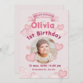 Invitation Anniversaire de enfant (Devant / Derrière)