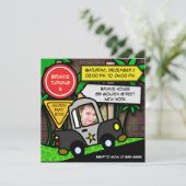 Invitation Anniversaire de enfant : 052 Police (Debout devant)