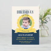 Invitation Anniversaire de enfant 2ème anniversaire invitatio (Debout devant)