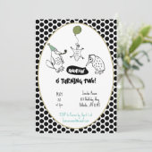 Invitation Anniversaire de enfant animal exotique australien (Debout devant)