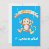 Invitation Anniversaire de enfant Animaux de fête (Dos)