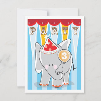 Invitation Anniversaire de enfant - Cirque