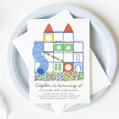 Invitation Anniversaire de enfant d'aire de jeu intérieure
