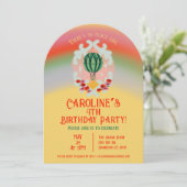 Invitation Anniversaire de enfant de ballon Emerald Hot Air (Debout devant)