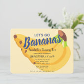 Invitation Anniversaire de enfant de bananes (Debout devant)