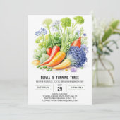 Invitation Anniversaire de enfant de batterie à table (Debout devant)