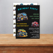 Invitation Anniversaire de enfant de camion monstre personnal