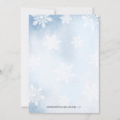 Invitation Anniversaire de enfant de la partie de l'Arctique (Dos)