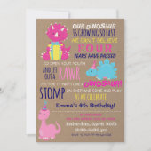 Invitation Anniversaire de enfant de la petite fil (Devant)