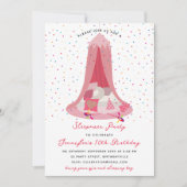 Invitation Anniversaire de enfant de la tente de la fête de b (Devant)