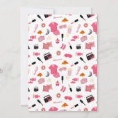 Invitation Anniversaire de enfant de la tente de la fête de b (Dos)