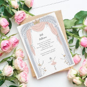 Invitation Anniversaire de enfant de l'étape centrale