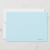 Invitation Anniversaire de enfant de l'ours doux e (Dos)