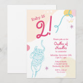 Invitation Anniversaire de enfant de nouilles (Devant / Derrière)