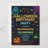 Invitation Anniversaire de enfant de patchs citrou (Devant)