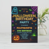 Invitation Anniversaire de enfant de patchs citrou (Debout devant)