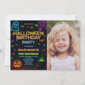 Invitation Anniversaire de enfant de patchs citrou (Devant)