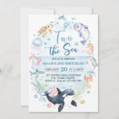 Invitation Anniversaire de enfant des animaux de l (Devant)