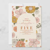 Invitation Anniversaire de enfant des tonalités à thème des a (Devant)