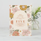 Invitation Anniversaire de enfant des tonalités à thème des a (Debout devant)