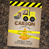 Anniversaire de enfant du cône de construction d'e