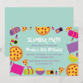 Invitation Anniversaire de enfant du parti Stwood (Devant / Derrière)