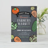 Invitation Anniversaire de enfant du tableau de bo (Debout devant)