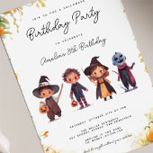 Invitation Anniversaire de enfant Halloween