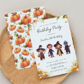 Invitation Anniversaire de enfant Halloween