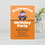 Invitation Anniversaire de enfant Halloween de la rue Sesame (Debout devant)