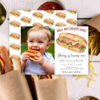 Anniversaire de enfant Hot Dog Watercolor
