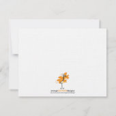 Invitation Anniversaire de enfant - Lion (Dos)