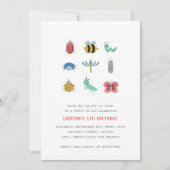 Invitation Anniversaire de enfant Little Crawlers (Devant)