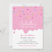 Invitation ANNIVERSAIRE DE ENFANT PARTY gouttes de dégivrage  (Devant)