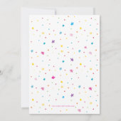 Invitation ANNIVERSAIRE DE ENFANT PARTY kawaii glaces cône ja (Dos)