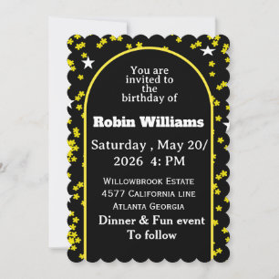 Invitation Anniversaire de enfant personnalisable
