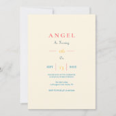 Invitation Anniversaire de enfant personnalisée av (Devant)