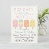 Invitation Anniversaire de enfant Popsicle Party (Debout devant)
